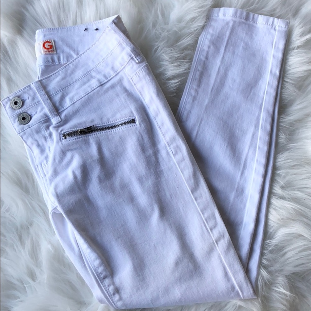 G By Guess Jeans - White Super Skinny Jeans